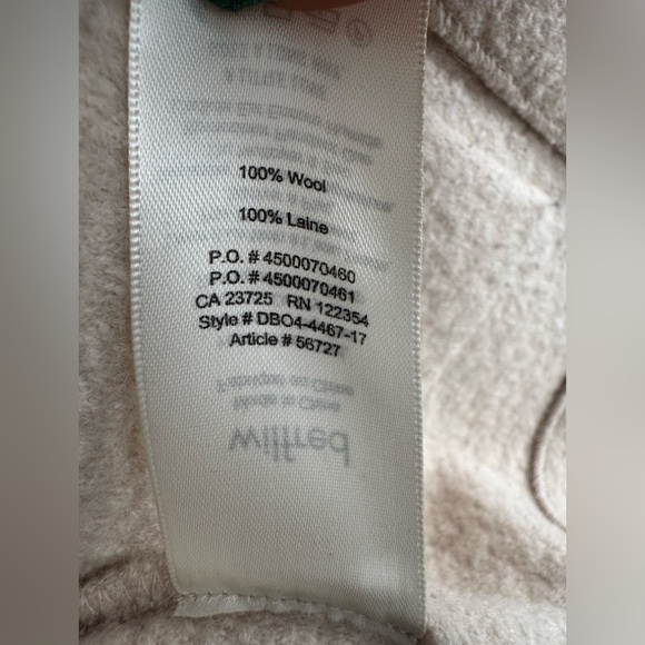 ARITZIA WILFRED 100% wool cardigan with pockets, oatmeal (XXS) - Picture 4 of 4